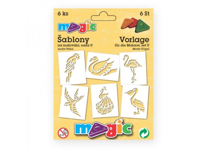papirove sablony magic sada u ptaci