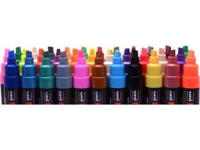 posca univerzalni akrylatovy popisovac se sirokym seriznutym hrotem 8 mm pomeranc pc 8kb