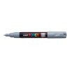 Posca popisovač PC 1M, 0,7 1 mm, šedá (37)