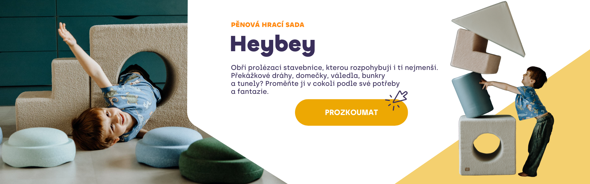 Heybey pěnová stavebnice pro děti