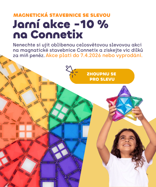 Magnetické stavebnice Connetix - sleva 10%