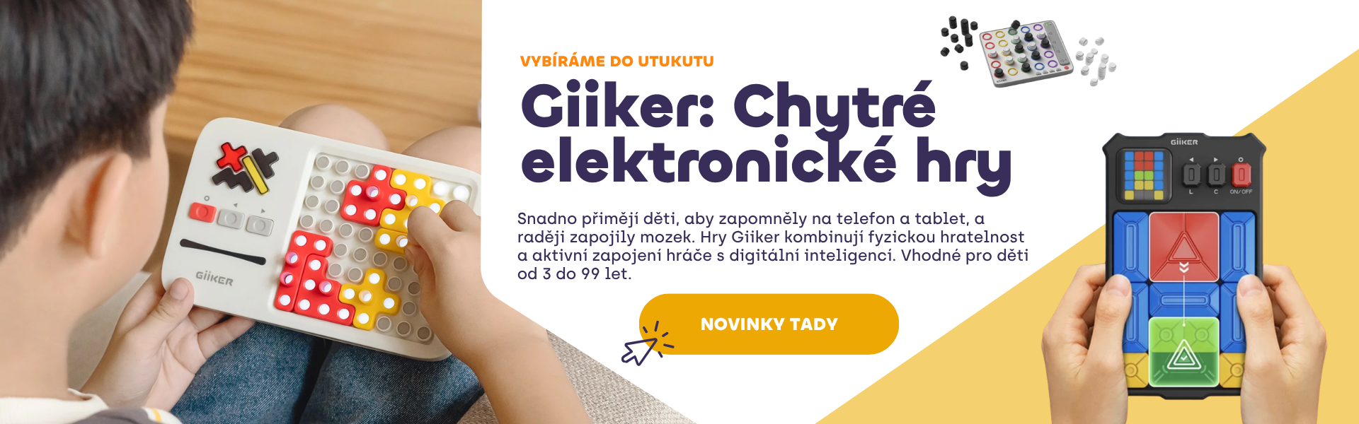 GiiKER chytré elektronické hry