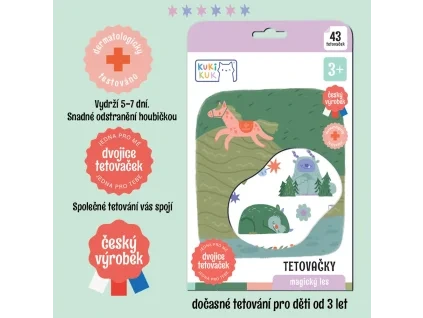 734 kukikuk tetovacky magicky les