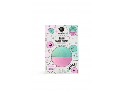 NMK TWIN BATH BOMB VERT ROSE RVB