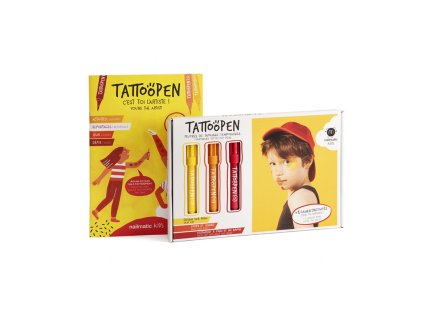 nk kit tattoopen c est toi l artiste jaune orange rouge (1)