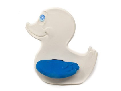 lanco blue wing duck baby natural rubber teether