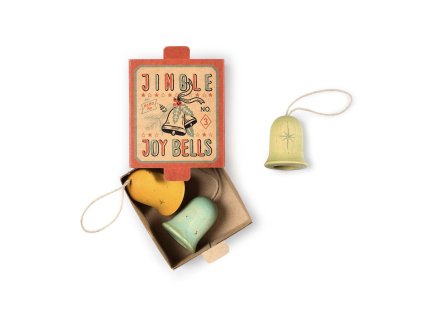 Jingle Joy Bells - dřevěná ozdoba