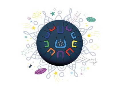 Tambu handpan sedivo modry