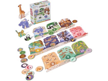 Veliké puzzle Loto Výlet do ZOO