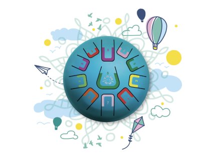 Bubínek Tambú - modrý lesklý