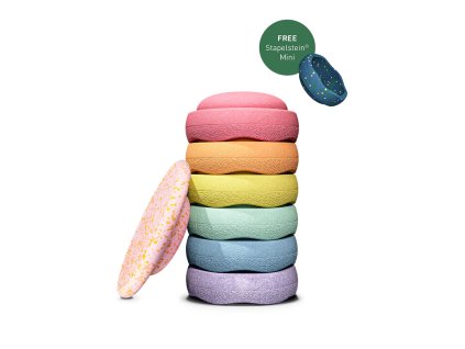 100430 Spring Special Rainbow Set pastel Badge en