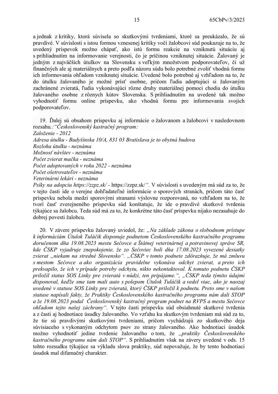 Rozsudok – strana 15