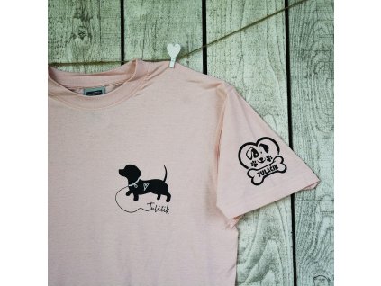 Tričko - baby pink (Variant L)