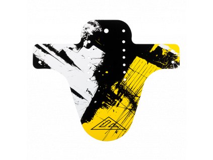 Blatník přední Azonic SPLATTER SHOCKER černá/žlutá