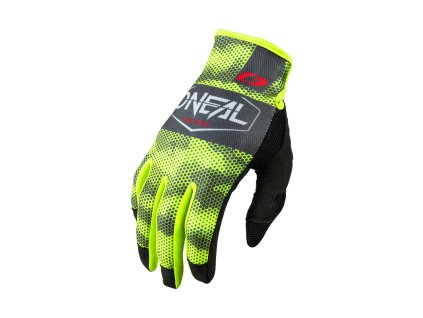 Rukavice O´Neal Mayhem COVERT šedá/žlutá