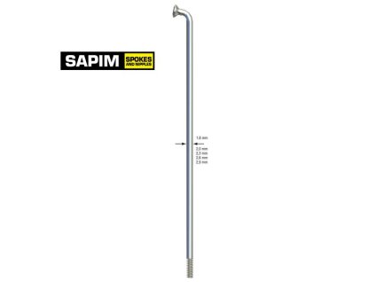 Sapim Leader 258 silver