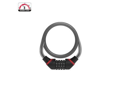 Zefal zámek C8 code spirálový 1850/12mm kódový