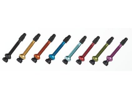 XON ventilek tubeless XVC-09RD červený 45mm sada 2ks