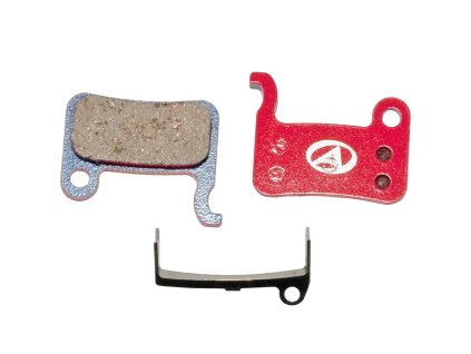 AUTHOR Brzdové destičky ABS-24 Shi M07  (červená)