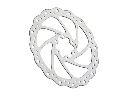 AUTHOR Kotouč ABS-PR91 6 děr 160mm (stříbrná)