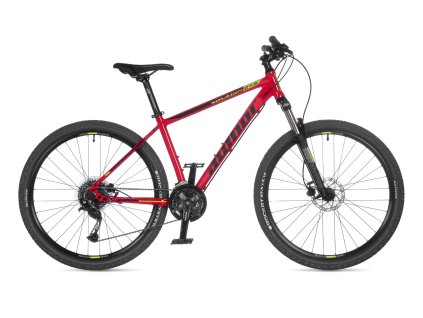 AUTHOR Solution 27,5 2023-24 17" červená/černá/limeta MTB XC 27,5"kolo (Velikost 17")