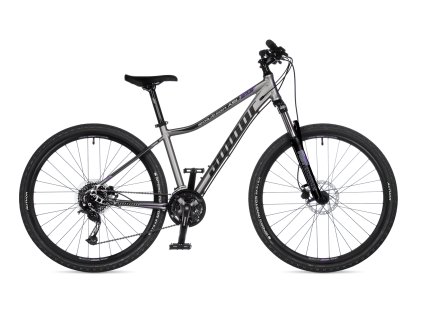 AUTHOR Solution 27,5 ASL 2023-24 16" stříbrná-matná/černá-matná dámské MTB 27,5"kolo (Velikost 16")