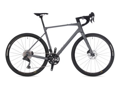 AUTHOR Guru 3.0 2025 48 šedá-matná/černá Gravel kolo (Velikost 48)