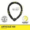 Auvray zámek řetězový Articule 100cm 22mm