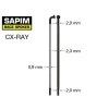 Sapim CX Ray 294 černý