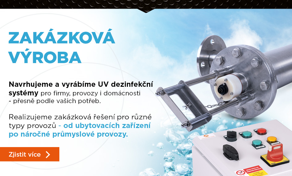 UV dezinfekce na zakázku