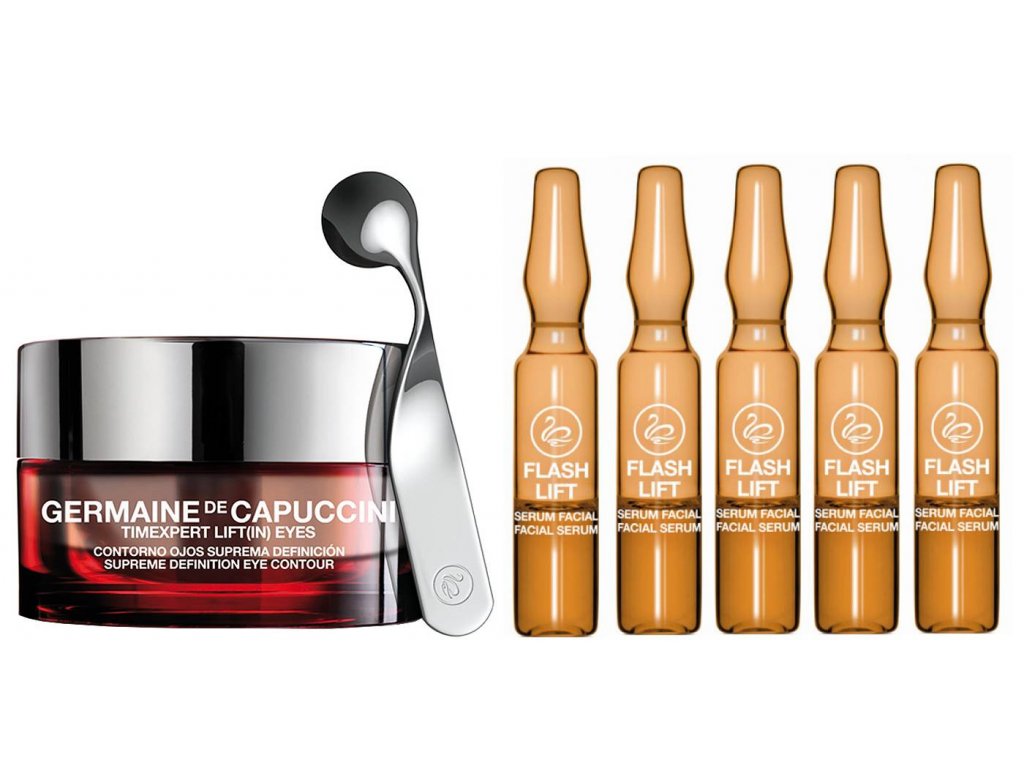 Germaine de Capuccini Timexpert Lift (In) Radiant Skin Set - krém na oční okolí 15ml + liftingové sérum 5x1ml