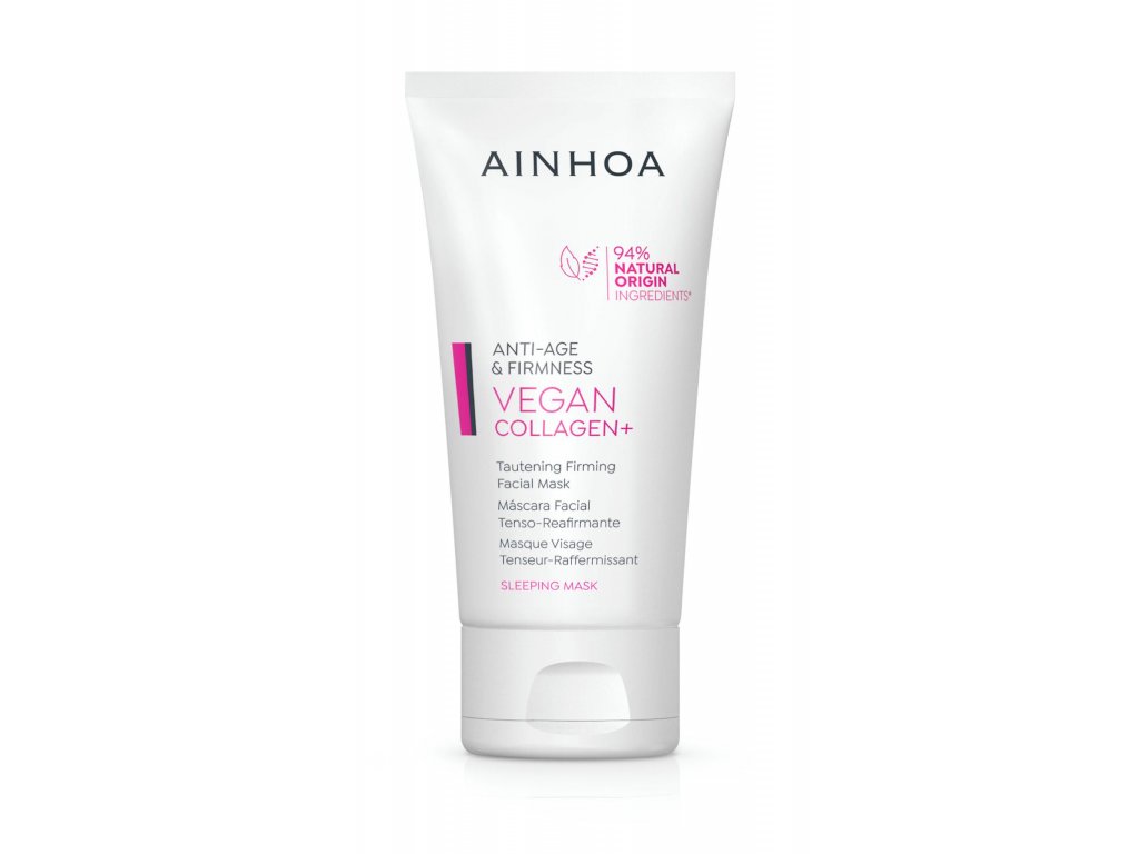Ainhoa Vegan Collagen+ Tautening Firming Facial Mask - noční zpevňující pleťová maska 50 ml