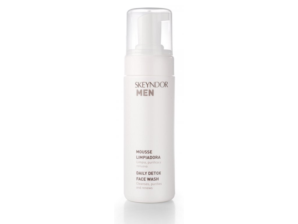Skeyndor For Men Daily Detox Face Wash – pánská detoxikační čisticí pěna pro každodenní použití 150ml