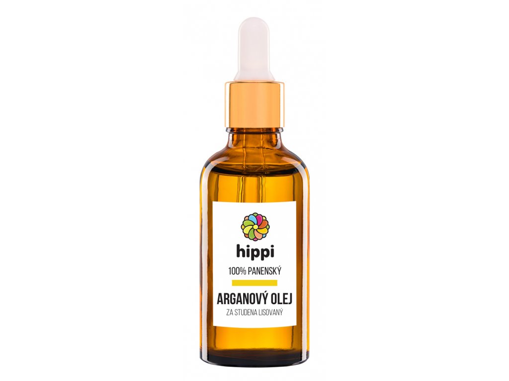 100% Bio arganový olej na vlasy a pleť z Maroka Hippi - UVlásku.cz