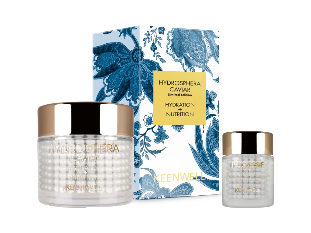 Keenwell H2O Caviar Set - hydratační pleťový krém s kaviárem 80ml + gel na oční okolí s výtažkem z kaviáru 20ml