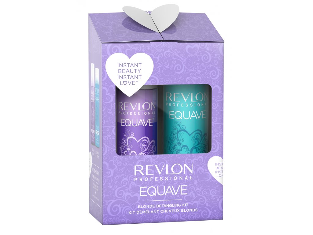 Revlon Professional Equave Blonde Set - bezoplachový kondicionér pro blond odstíny 200ml + hydratační šampon s keratinem 250ml