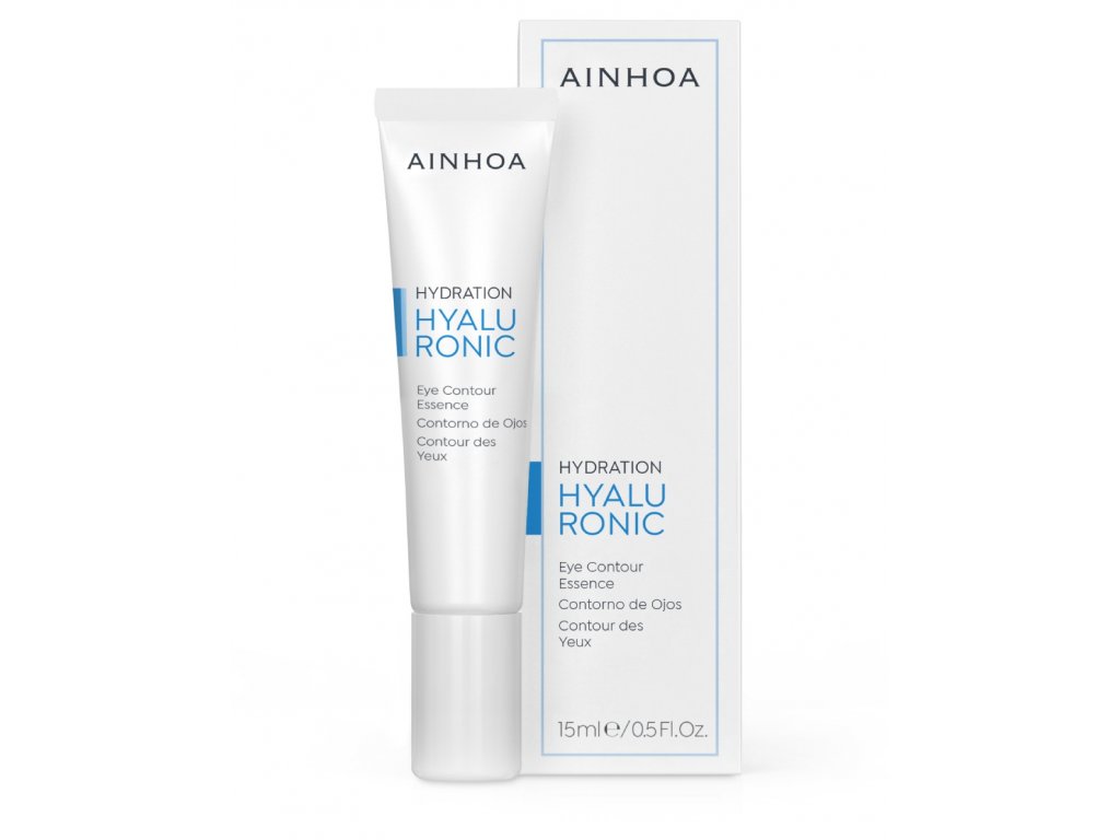 Ainhoa Hyaluronic Eye Contour Essence - lehký hydratační krém na oční okolí s kyselinou hyaluronovou 15ml