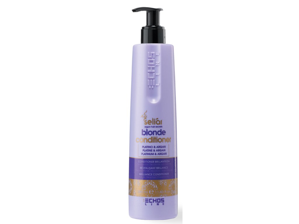 Echosline SELIAR Blonde Brilliance Conditioner - kondicionér s platinovými pigmenty pro blond odstíny