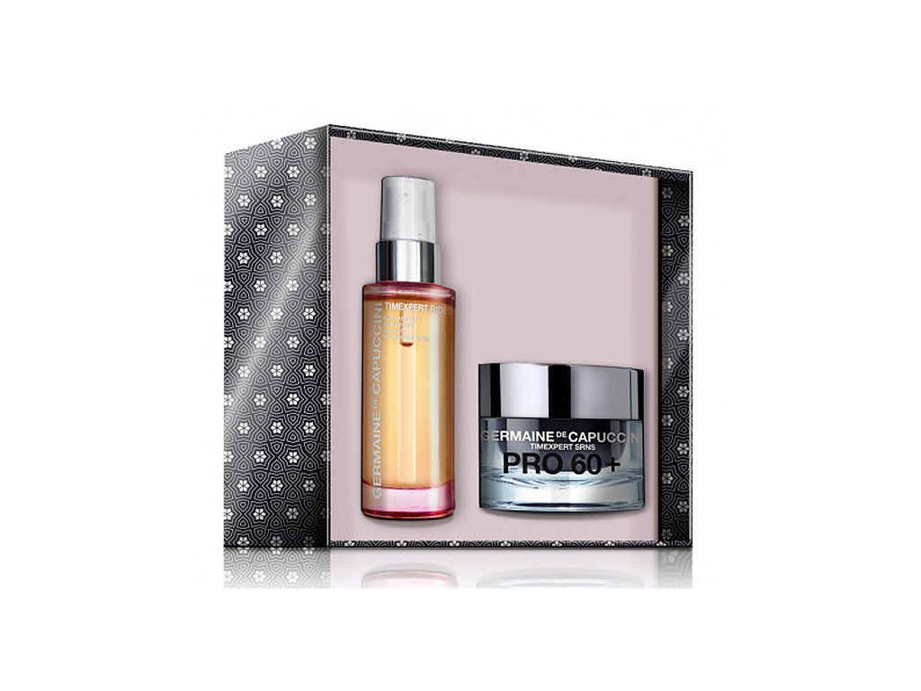 Germaine de Capuccini Timexpert Srns 60+ Sada - výživný krém pro zralou pleť 60+ 50ml + regenerační olej pro všechny typy pleti 30ml