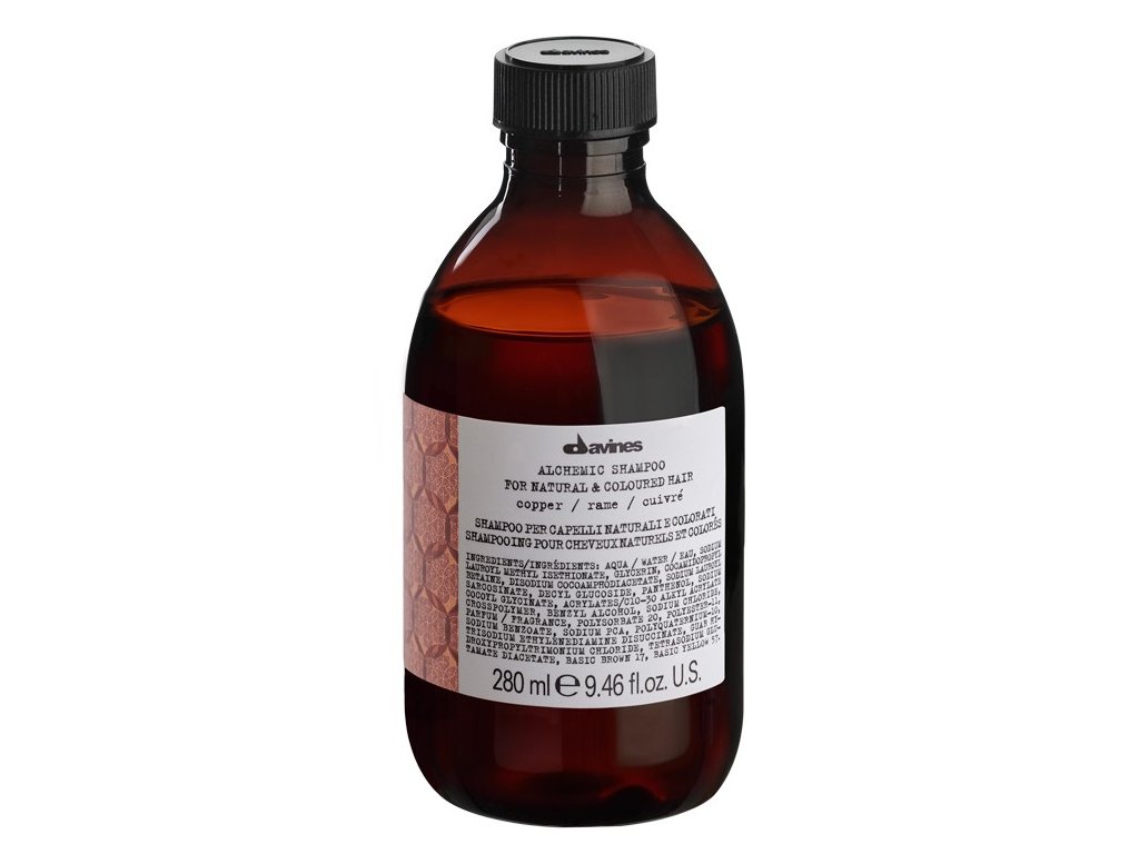 Davines ALCHEMIC - šampon pro zvýraznění barvy měděných vlasů 280ml