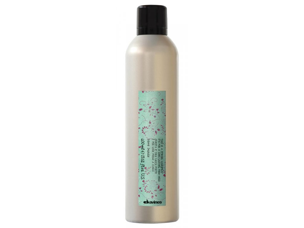 Davines MORE INSIDE hair spray strong - silně fixační sprej pro dlouhotrvající efekt 400 ml