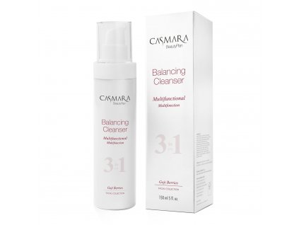 Casmara 3in1 Cleanser Balancing - multifunkční odličovač 3v1 s extraktem z goji 150 ml