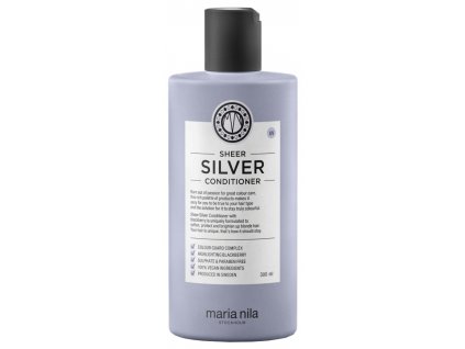 Maria Nila Sheer Silver Conditioner – hydratační kondicionér na blond, šedé a stříbrné vlasy 300ml