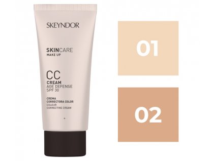 Skeyndor Skincare Makeup CC Cream SPF30 – lehký tónovací CC krém pro všechny typy pleti 40ml