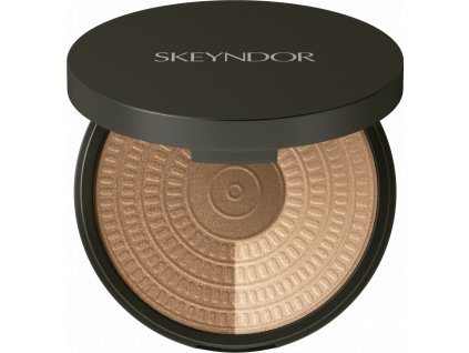 Skeyndor Skincare Makeup – rozjasňující dvoubarevný pudr 12,4g