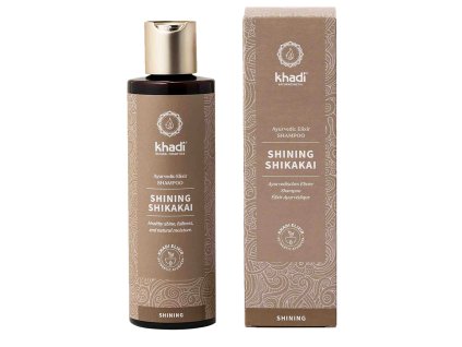Khadi Elixir Shampoo Shining Shikakai – přírodní šampon pro lesk vlasů 200 ml