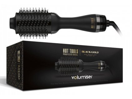 Hot Tools Volumiser Black Gold Limited - oválný horkovzdušný kartáč na vlasy