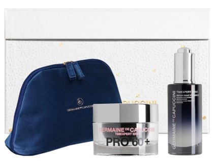 Germaine de Capuccini Timexpert Srns Set – extra výživný krém pro zralou pleť 50 ml a noční regenerační pleťové sérum 50 ml