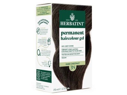 Herbatint - permanentní barva na vlasy tmavý kaštan 3N