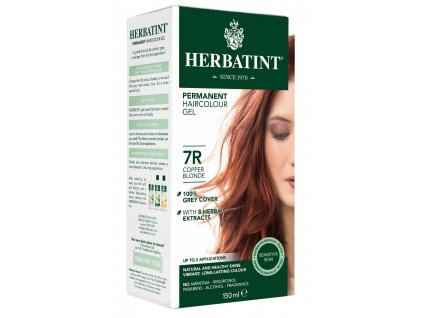 HER7R herbatint permanentni barva na vlasy medena blond 7r